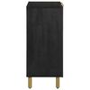 vidaXL Szafka, czarna, 90x33x75 cm, materiał drewnopochodny