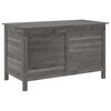 vidaXL Skrzynia ogrodowa, antracytowa, 99x49,5x58,5 cm, drewno jodłowe
