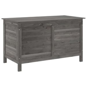 vidaXL Skrzynia ogrodowa, antracytowa, 99x49,5x58,5 cm, drewno jodłowe