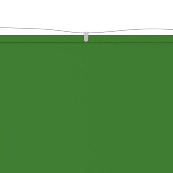 vidaXL Markiza pionowa, jasnozielona, 100x1200 cm, tkanina Oxford