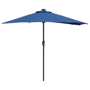 vidaXL Parasolka ogrodowa Niebieski azur 294 x 150 x 223 cm