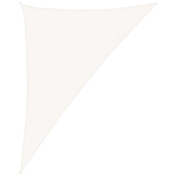 vidaXL Żagiel przeciwsłoneczny, 160 g/m&sup2;, biały, 4x5x6,8 m, HDPE