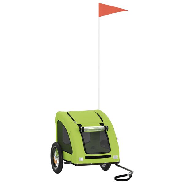 vidaXL Przyczepka rowerowa dla zwierząt, tkanina Oxford i żelazo