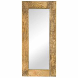 vidaXL Lustro z ramą z litego drewna mango, 50 x 110 cm