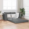 vidaXL Sofa Bed 60cm Ciemnoszary tkanina