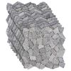 vidaXL Płytki Mozaikowe jasnoszary 30 x 30 cm Marmur