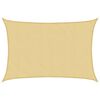 vidaXL Żagiel przeciwsłoneczny, piaskowy, 6x4 m, 100% poliester