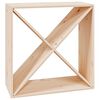 vidaXL Szafka na wino, 62x25x62 cm, lite drewno sosnowe