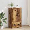 vidaXL Highboard z szufladą Stare drewno 60 x 35,5 x 103,5 cm