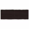 vidaXL Blat, ciemnobrązowy 140x50x(2-6)cm drewno z naturalną krawędzią