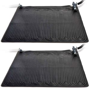Intex Solarne maty grzewcze, 2 szt., PVC, 1,2x1,2 m, czarne