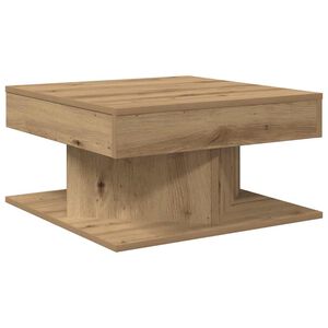 vidaXL Stolik kawowy, dąb artisan 55x55x30 cm, materiał drewnopochodny