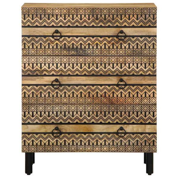 vidaXL Szafki, 2 szt., lite drewno mango