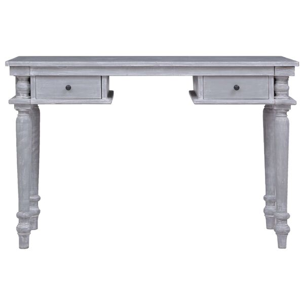 vidaXL Biurko, 115x50x78 cm, lite drewno mahoniowe