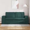 vidaXL Sofa Ciemna zieleń 182 x 80 x 82 cm tkanina