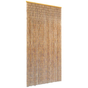 vidaXL Zasłona na drzwi, bambusowa, 90 x 220 cm