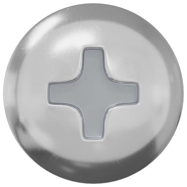 vidaXL Śruba 12 pcs Srebrny 9,8 x 35 mm Żelazo