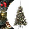 vidaXL Sztuczna choinka z podstawą Zielony 120 cm PVC, plastik i stal