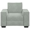 vidaXL Sofa Fotel Jasnoszary 100x78x84 cm Aksamit