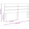 vidaXL Zagł&oacute;wek Szary Sonoma 160 cm Materiał drewnopochodny