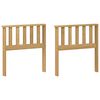 vidaXL Moduł podłokietnik&oacute;w 2 pcs Biały 60 x 6 x 61 cm
