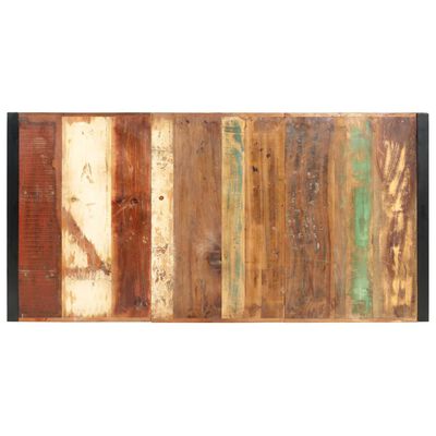 vidaXL Stolik barowy, 180x90x110 cm, lite drewno z odzysku