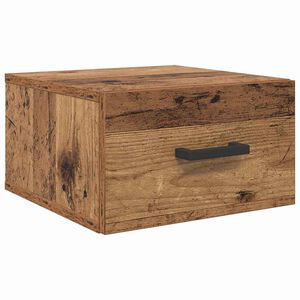 vidaXL Szafka Nocna Stare drewno 35 x 35 x 20 cm Drewno inżynieryjne