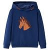 Bluza dziecięca z kapturem, granatowa, 92