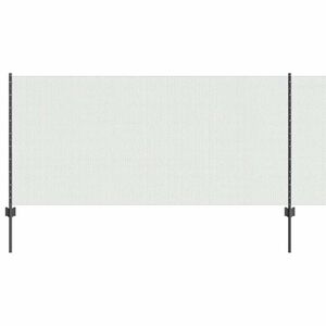 vidaXL Ogrodzenie z słupkiem Szary 1 x 10 m Stal i PVC