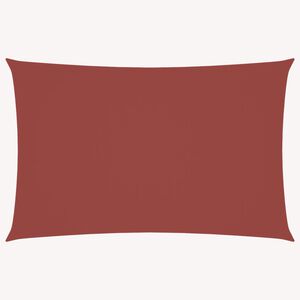 vidaXL Prostokątny żagiel ogrodowy, tkanina Oxford, 4x7 m, terakota