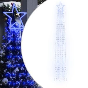 vidaXL Lampki choinkowe, 320 LED, niebieskie, 375 cm
