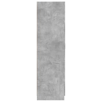 vidaXL Szafa, kolor betonowy szary, 80x52x180 cm