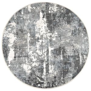 vidaXL Dywan z możliwością prania, kolorowy, &Oslash;120 cm, antypoślizgowy