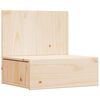 vidaXL Stolik nocny Brązowy 42 x 32,5 x 40 cm Lite drewno sosnowe