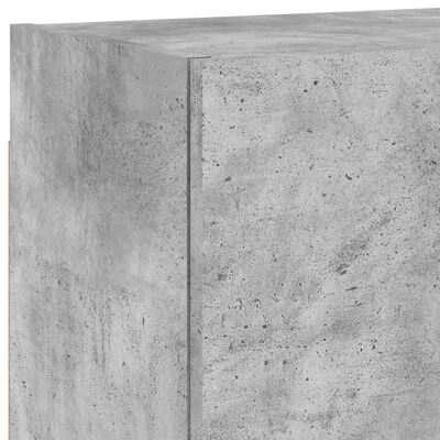 vidaXL 4-cz. zestaw mebli TV, szarość betonu, materiał drewnopochodny