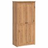 vidaXL Garderoba PANAMA Mi&oacute;d 88,5 x 50 x 185 cm Lite drewno sosnowe