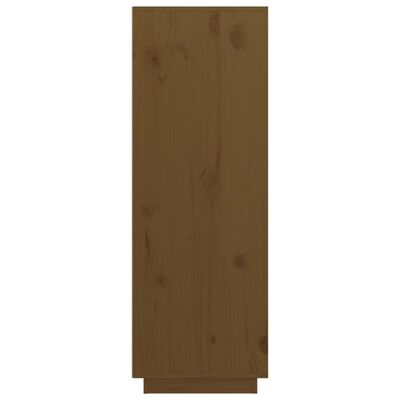 vidaXL Kredens, miodowy brąz, 89x40x116,5 cm, lite drewno sosnowe
