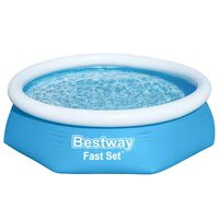 Bestway Nadmuchiwany basen Fast Set, okrągły, 244 x 66 cm, 57265