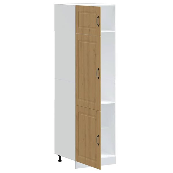 vidaXL Szafka kuchenna, Kalmar, dąb artisan, materiał drewnopochodny