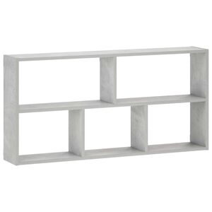 vidaXL P&oacute;łka ścienna Betonowy szary 102 x 17 x 50 cm