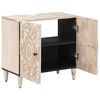 vidaXL Szafka pod umywalkę Biały 62 x 33 x 58 cm Drewno z mango