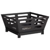 vidaXL Kominek Czarny 40 x 40 x 20 cm Stal