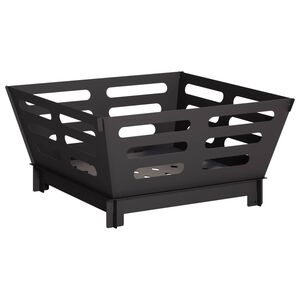 vidaXL Kominek Czarny 40 x 40 x 20 cm Stal