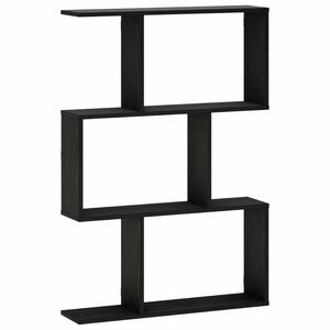 vidaXL P&oacute;łka ścienna Czarny dąb 72 x 17 x 105 cm Drewno inżynieryjne