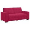 vidaXL Sofa 2-osobowa, winna czerwień, 180x78x84 cm, tapicerowana aksamitem
