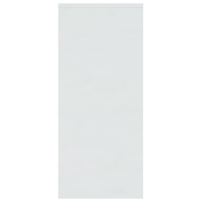 vidaXL Szafka, wysoki połysk, biała, 102x33x75 cm, płyta wiórowa