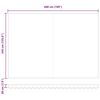 vidaXL Markiza zwijana Wielokolorowe 500 &times; 350 cm Poliester i Metal