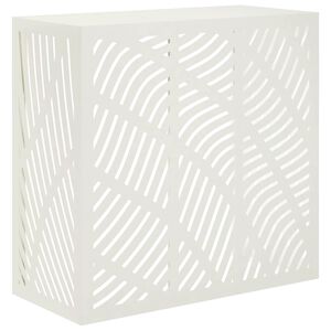 vidaXL Pokrywa do klimatyzatora Biały 110 x 50 x 105 cm Stal