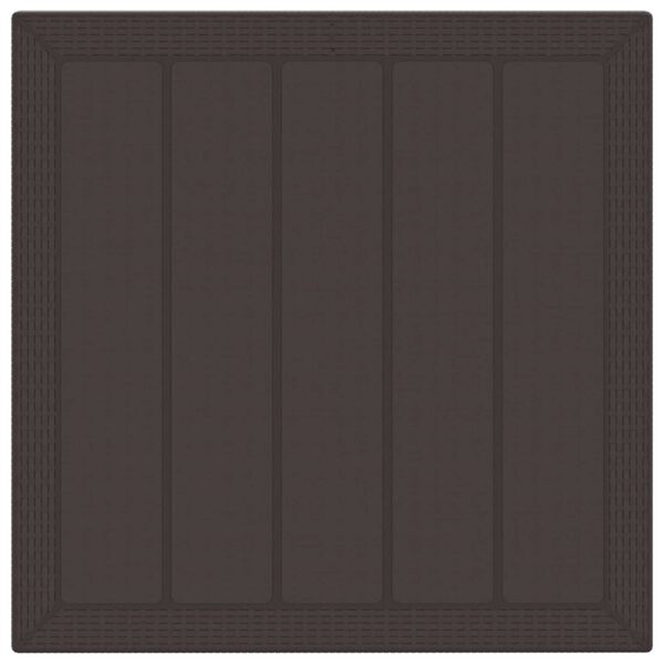 vidaXL Zestaw do jadalni w ogrodzie 3 pcs Brązowy polipropylen