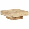 vidaXL Stolik kawowy, 80x80x28 cm, lite drewno mango